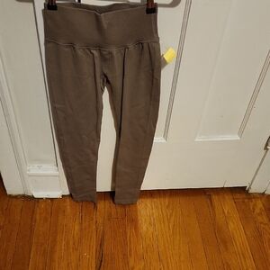 Cozy Kids Ribbed Tan Leggings